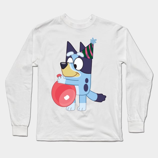 Bluey Birthday Long Sleeve T-Shirt by Inspire Gift